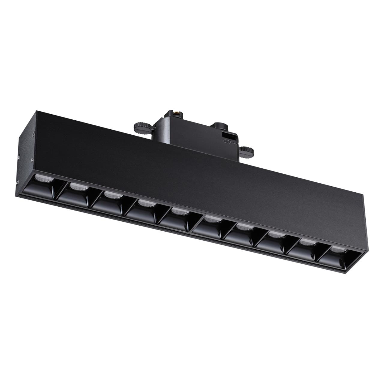 Светодиодный светильник 27 см, 16W, 4000K, Novotech PORT 358857, черный