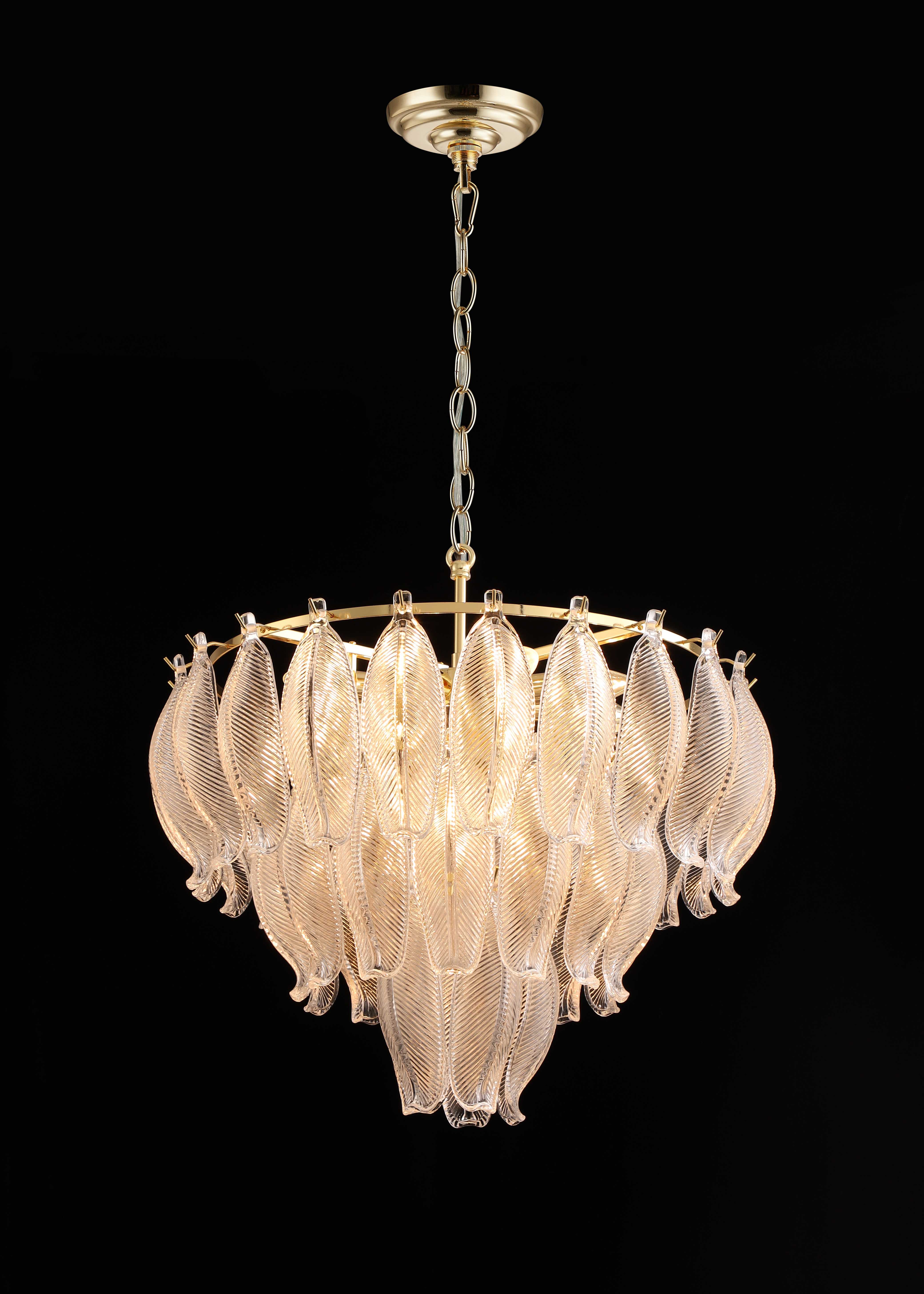 Люстра  500*420, 10*E14, 40W NewRgy Cristallo G51-D500 H-GOLD, H-GOLD