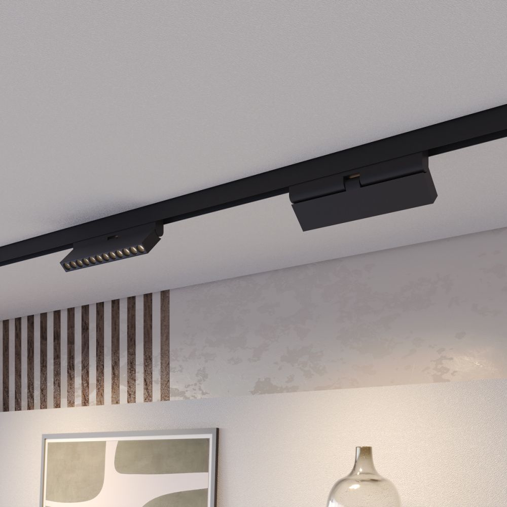 Трековый светильник 22 см, 12W, 3000-6000K, Novotech 359670, черный