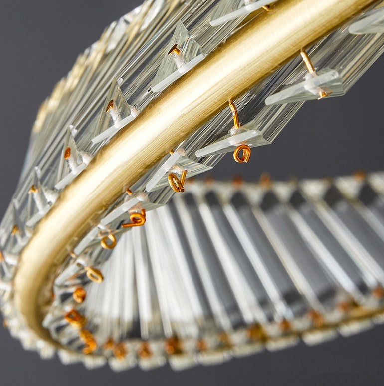 Светильник подвесной светодиодный ElegantLight DZN-8187 БРОНЗА  D800/H1200/1/LED/45W/4000K DOMO 24-07