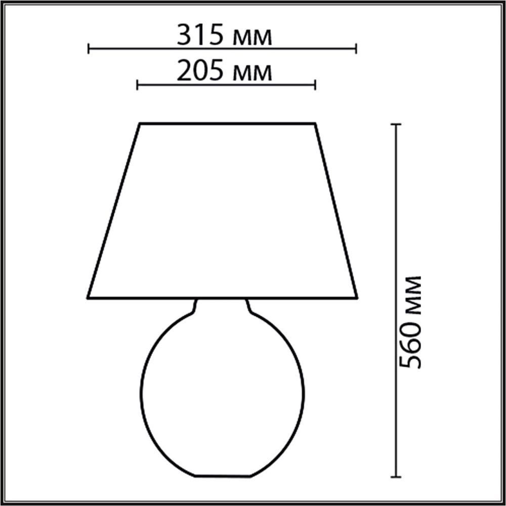 Настольная лампа 56 см, 1*E27*60W, Lumion Ramora 8134/1T, бежевый