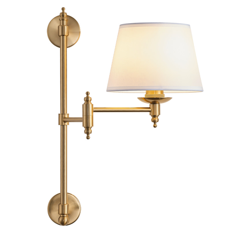 Бра 22 см, 1*Е27*,  Crystal Lux POESIA AP1 BRASS, Латунь