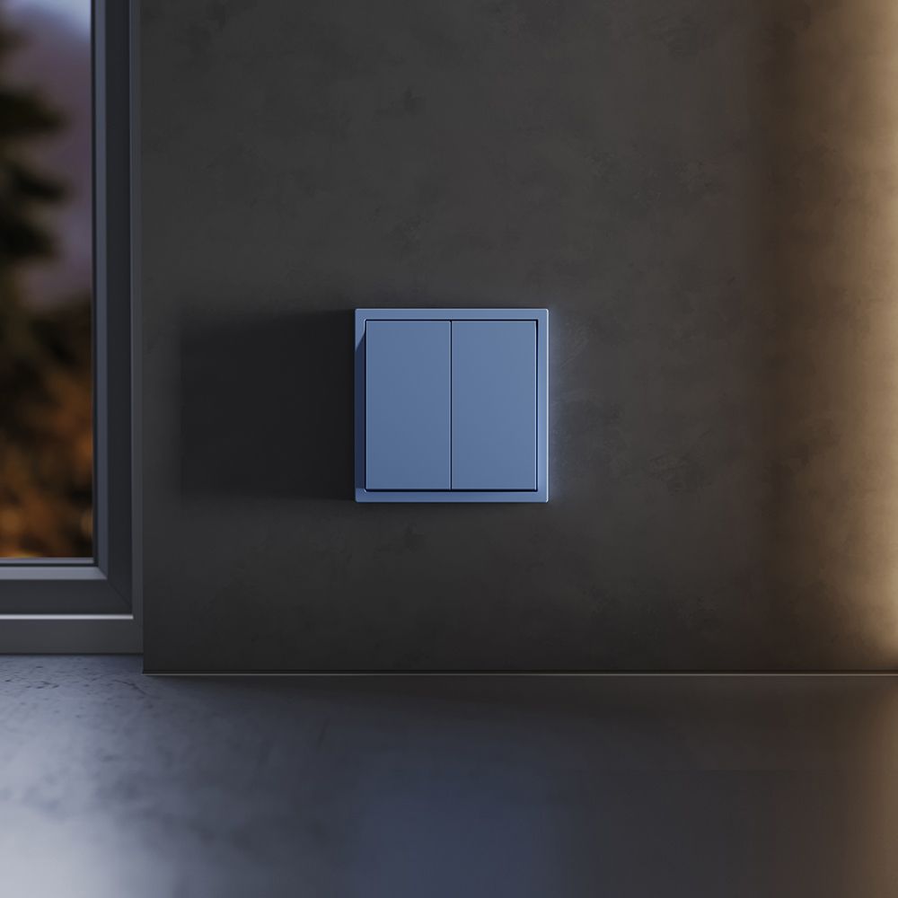 Клавиши для выключателя/переключателя двухклавишного, S70, деним Voltum VLS000315