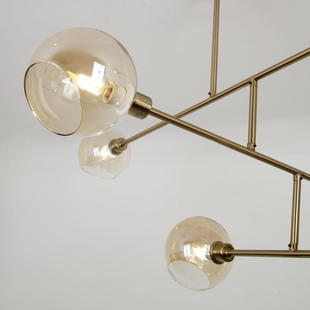 Светильник 110*80*66 см, Е 27 6x40W, Латунь MODEMODERN MD.1200.6