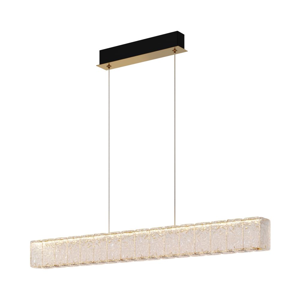 Подвесной светильник 97*8*25,5-315,5 см, *LED*28W, 3000K, Maytoni Majesty MOD517PL-L28BS3K, Золото