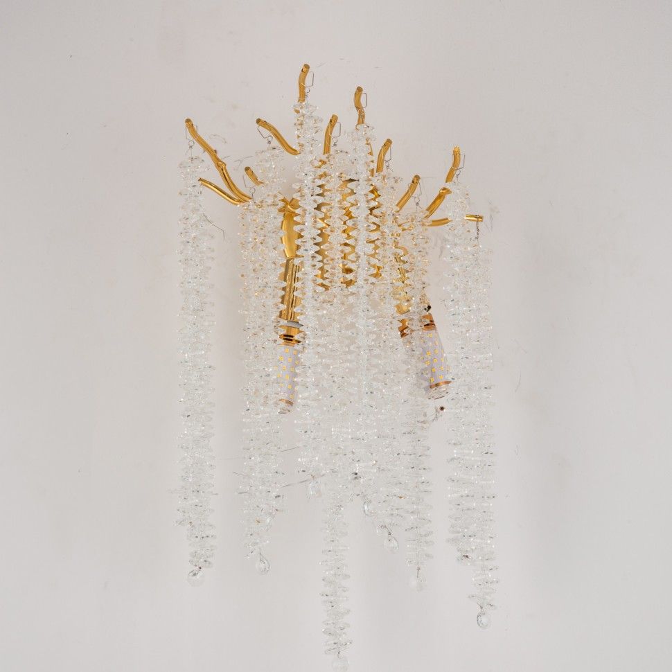 Бра 27-50 см, 2*Е14*80W, K, iLamp Savage W8813-2 GD, Золото