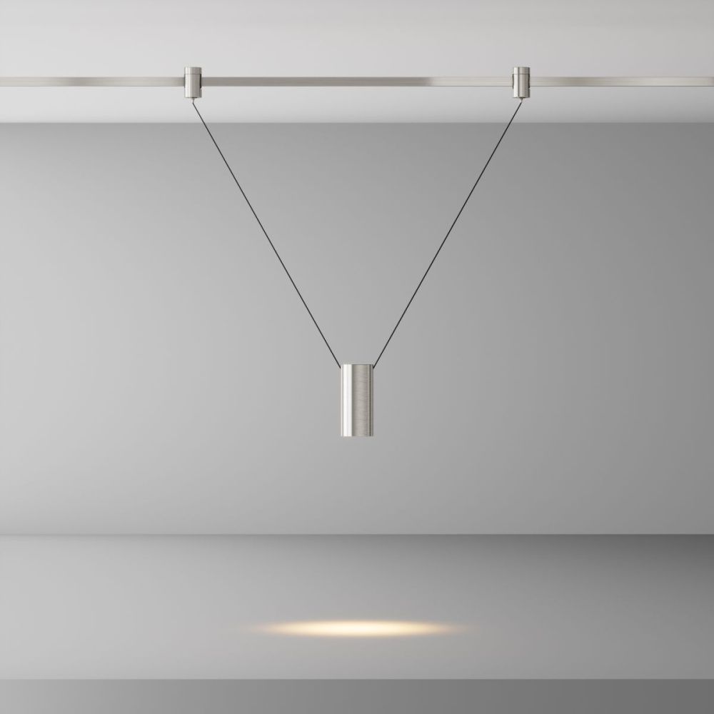 Трековый магнитный светильник 12W, 3000K, Maytoni Technical Focus Led Flarity TR157-1-12W3K-PT, платина