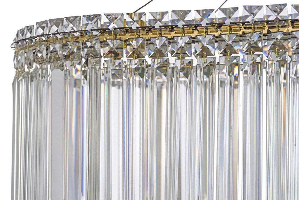 Люстра подвесная **30 см, Led лента*LED*120W, 3000/6000K, Arti Lampadari Ovindoli Gold Ovindoli L 1.5.100X35.101 G, Золото