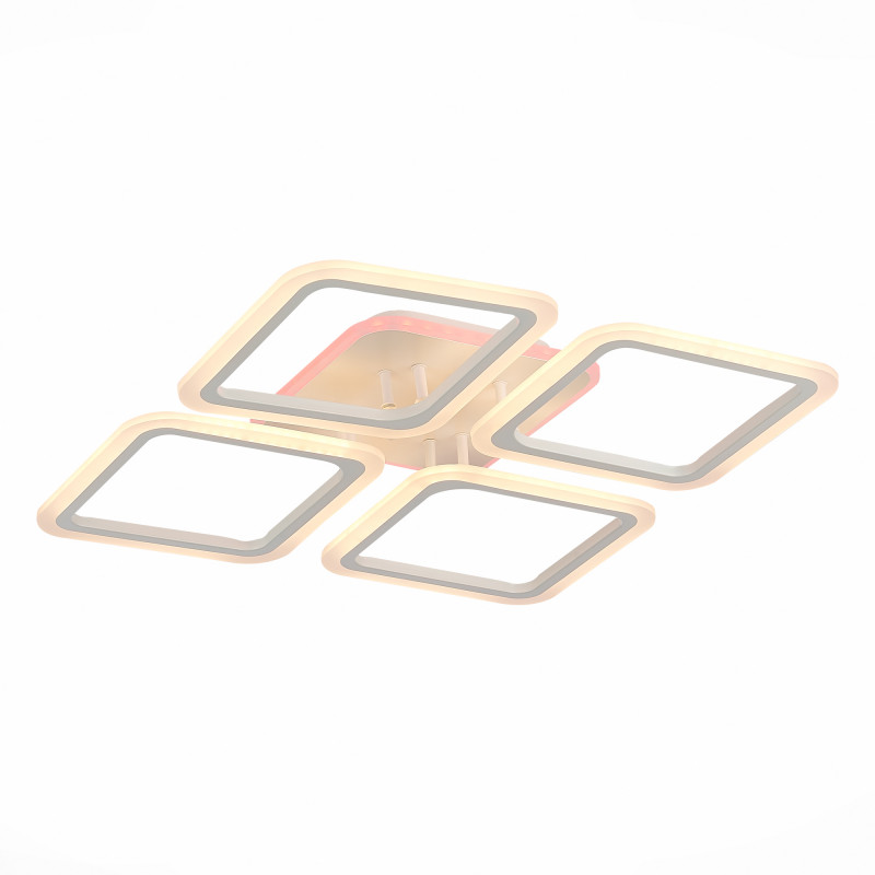 Светильник потолочный 56*56 см,  120W 3000-6000K EVOLUCE QUTRO SLE200452-04RGB Белый