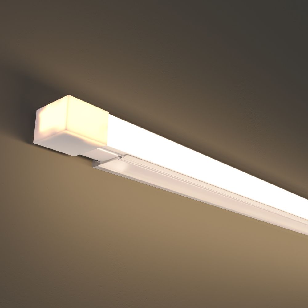 Гибкий неон 17x12 24V 10W/м 3000K IP67 5м, 500*1*2 см, Maytoni Led Strip Изгиб поперек оптической оси 432001, Белый