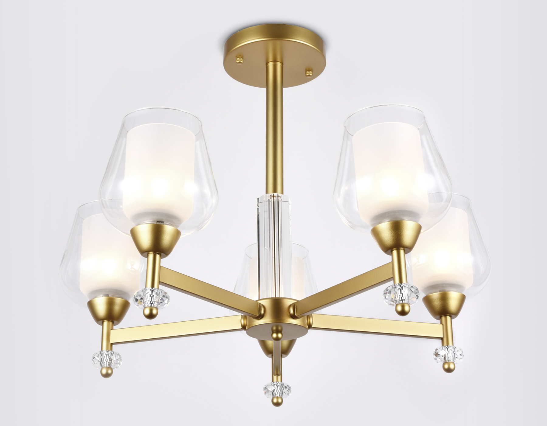 Люстра подвесная 63*46 см, E27 W, К, золото Ambrella Traditional Traditional TR3154