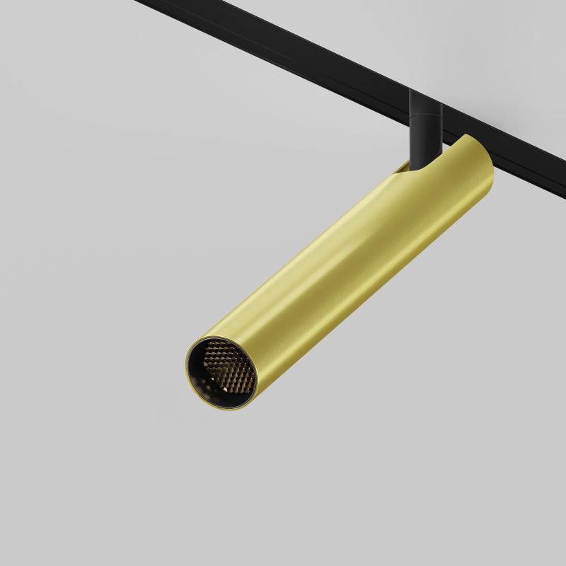 Светильник на шине 3*3*25,5 см, LED, 6W, 3000К, Maytoni Technical Focus T TR141-2-6W3K-M-BS латунный