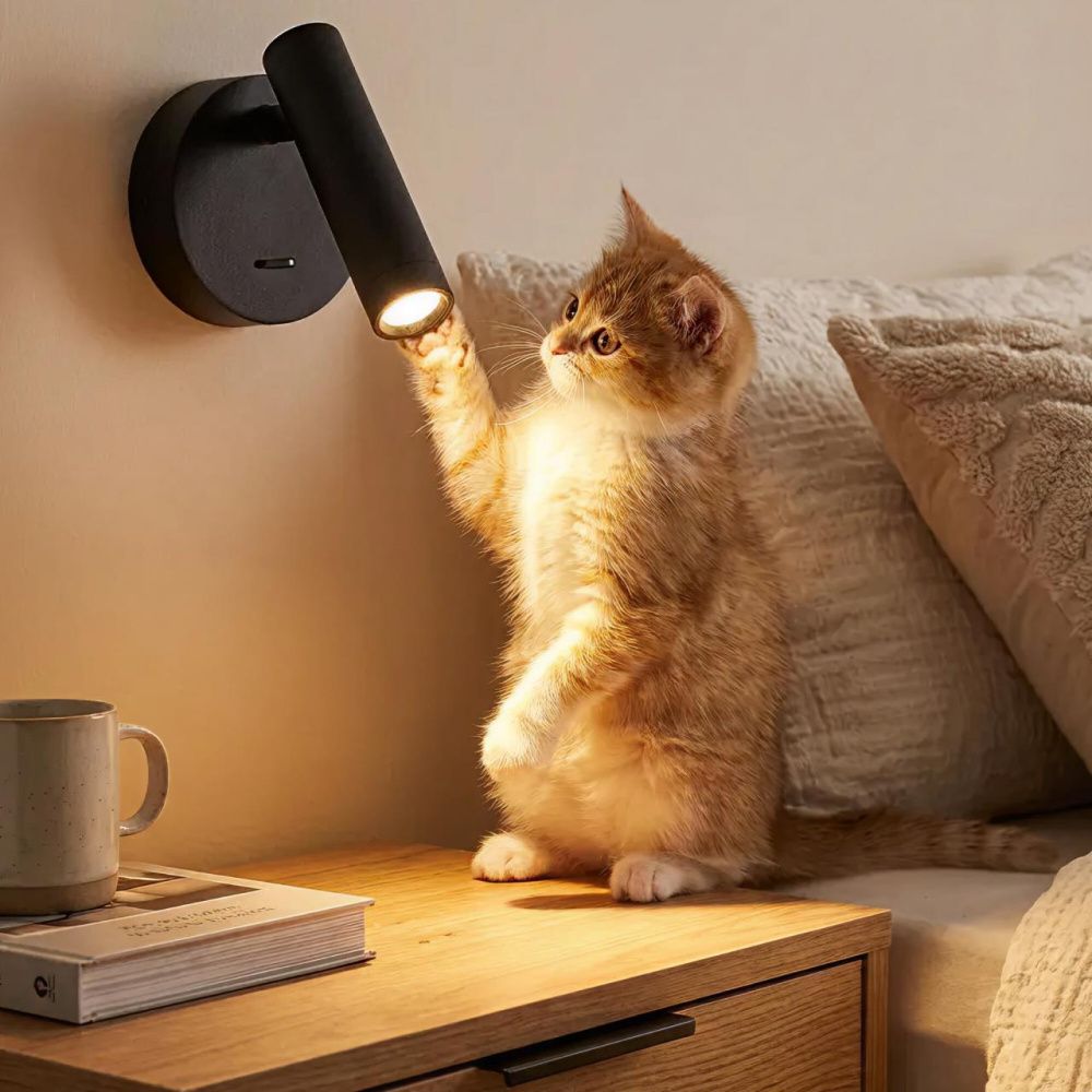 Светильник 11 см, 3W, 3000K, Citilux DEKART CL704101, черный