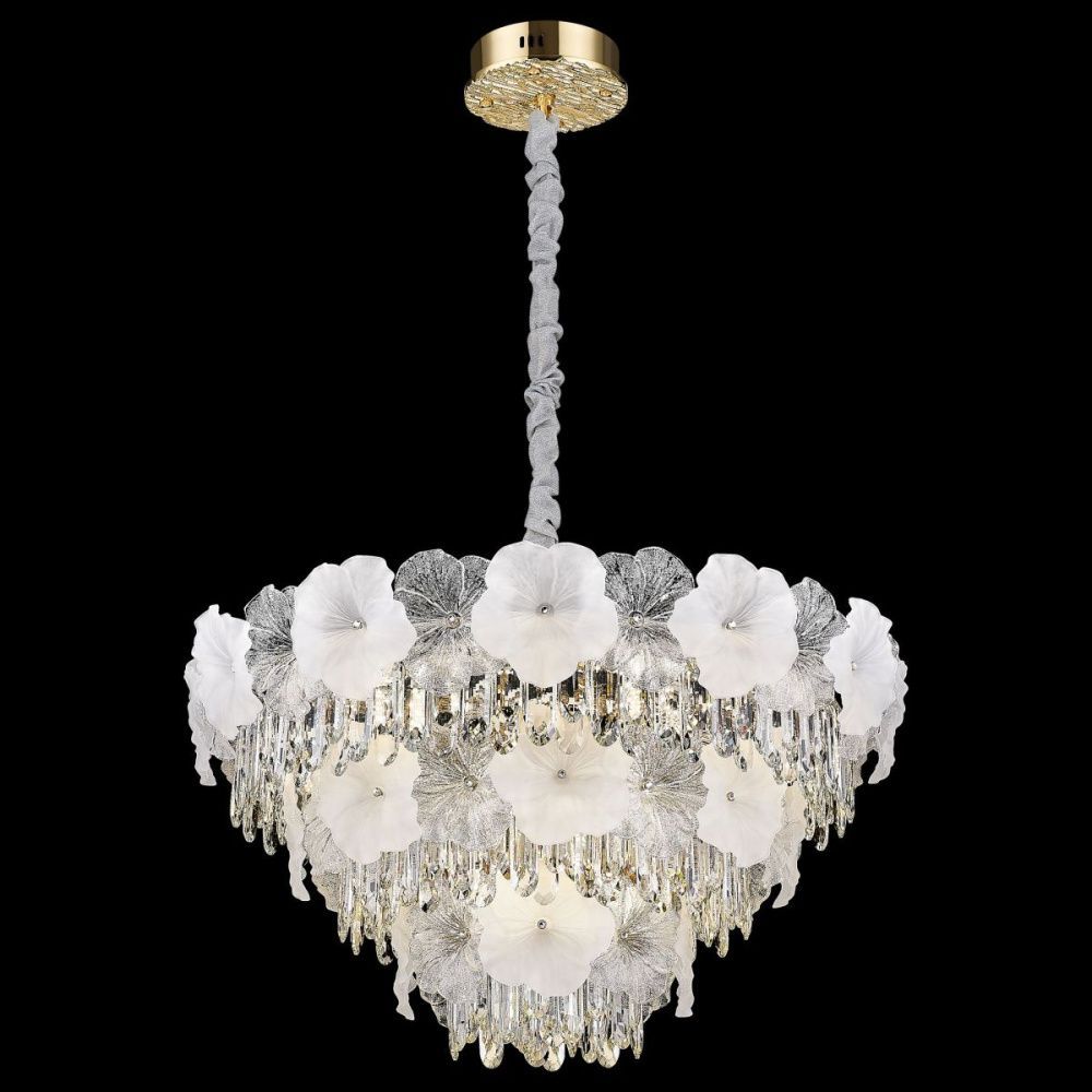 Подвесной светильник 80 см, Wertmark Isabella WE112.21.303, золото