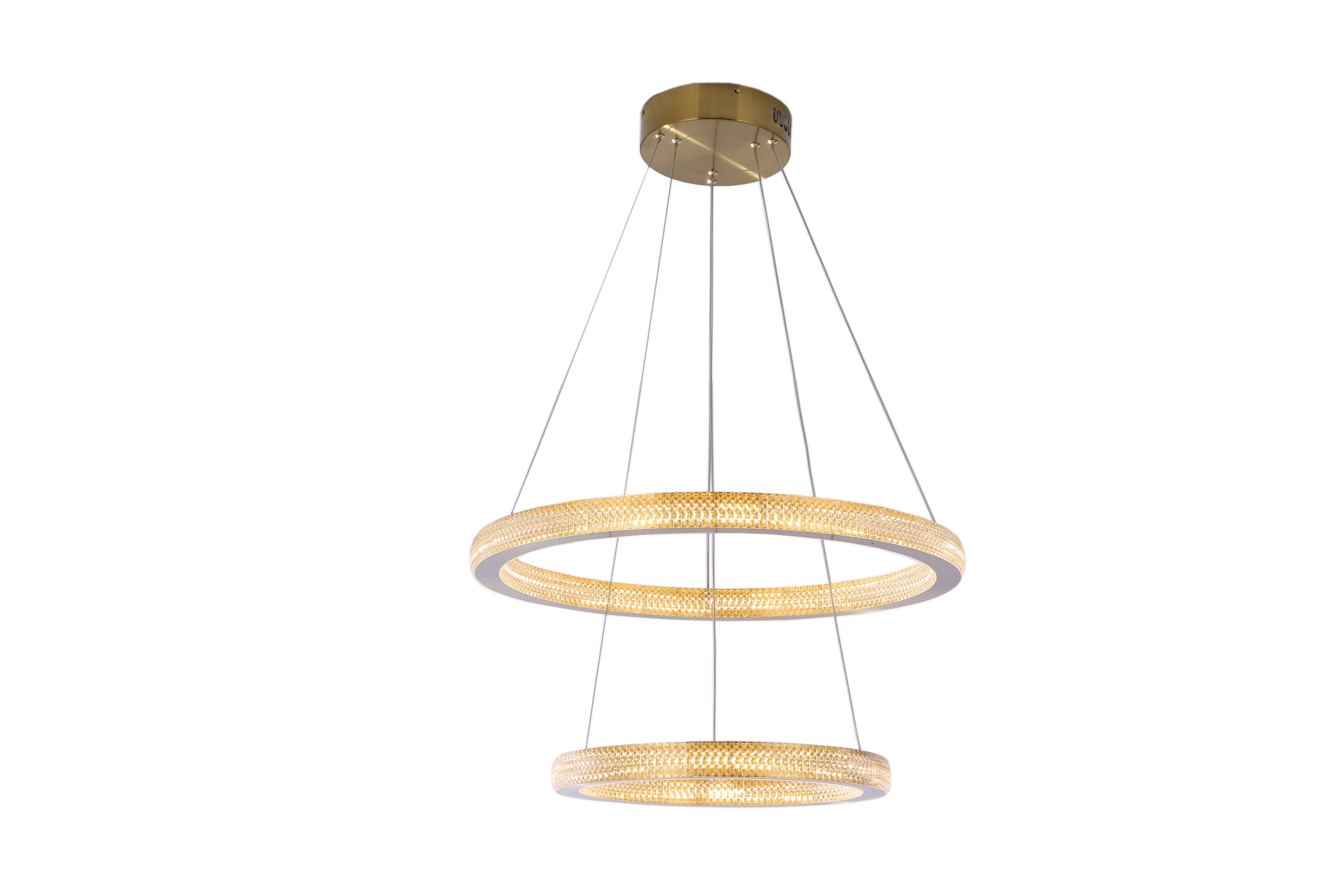 Светильник подвесной 40/60/80 см, LED 126W 3000/4000/6000K бронза Zortes Grace ZRS.30220.126