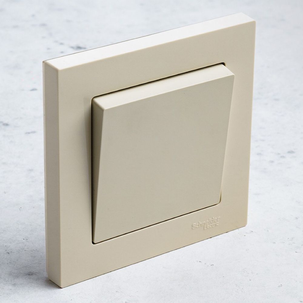 Радиовыключатель клавишный HiTE PRO BASE-1 (Бежевый, без рамки) HPSW-BASE1-BG