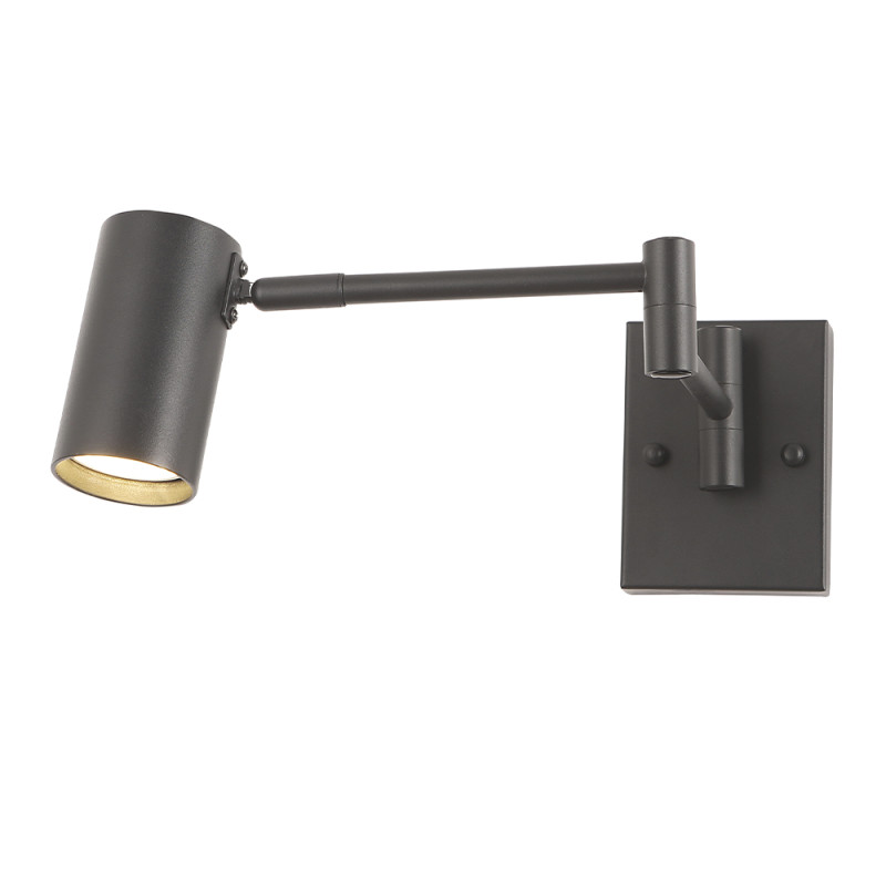 Бра 44 см, Crystal Lux FELIX AP1 BLACK, черный