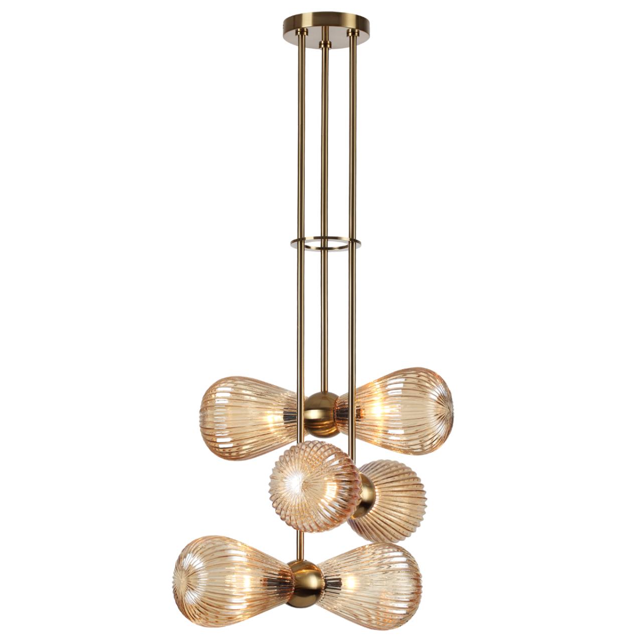 Светильник 50 см, Odeon Light Elica 5402/6, золото