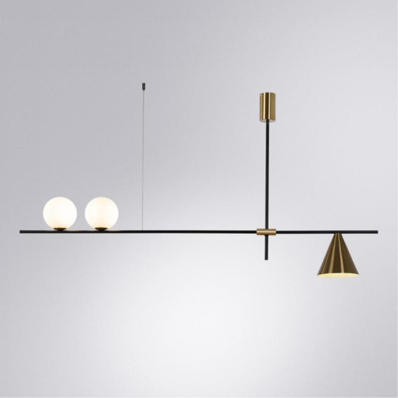 Светильник 131 см, Arte Lamp Jacob A7029PL-3BK, черный