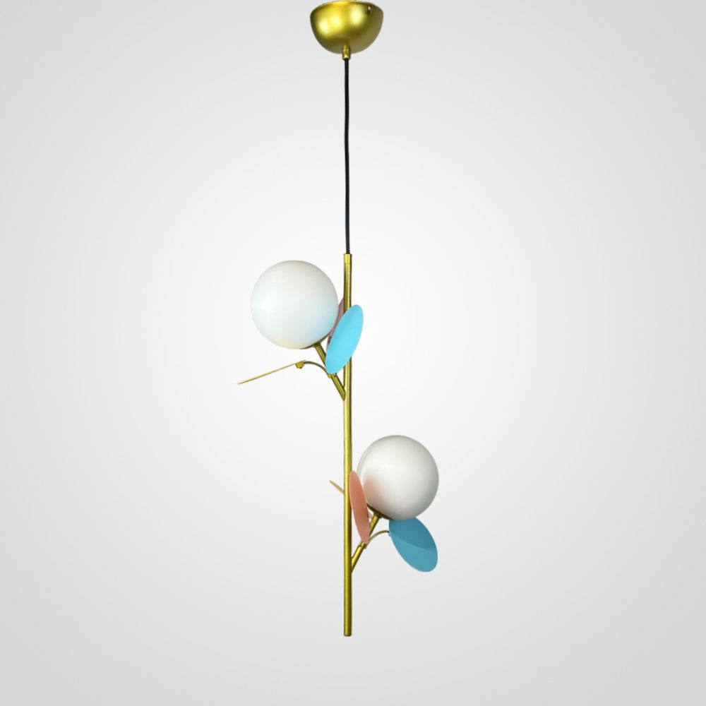 Подвесной светильник Light of MATISSE ONE Multicolored 2 26*26*51,5 см, 2*G9*20W, ImperiumLoft MATISSE-ONE01, Латунь, Разноцветный