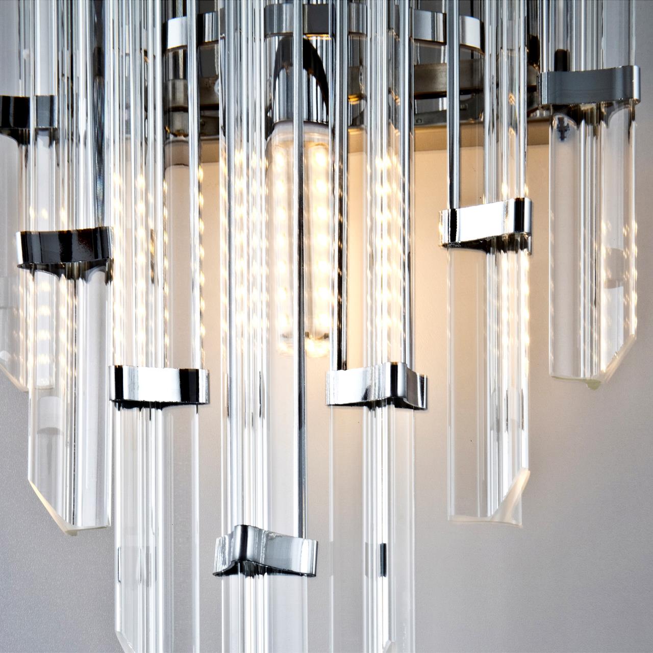 Бра 23*13*50 см, Е14 2x40W, Хром MODELUX ML.535.02 CR