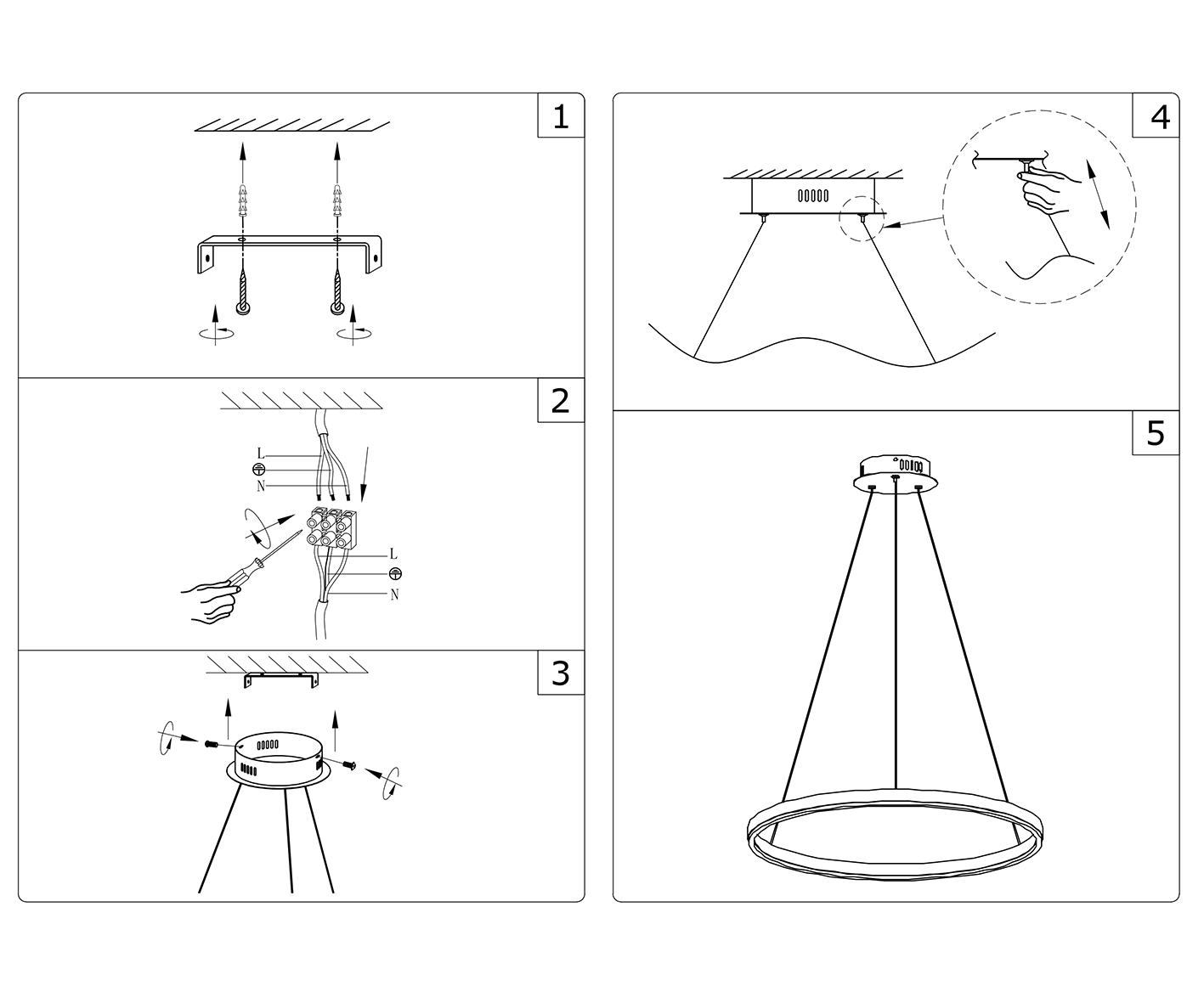 Светильник Kink Light Тор 9*  см, Led 56W (4000K), белый, 08228,01A(4000K)
