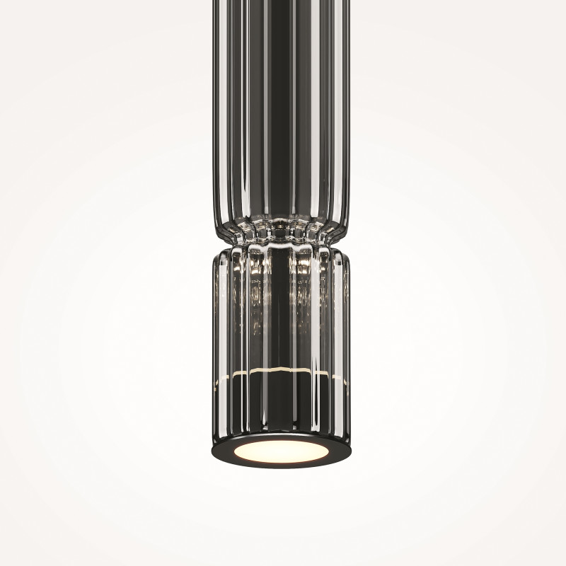 Подвесной светильник 8*8*365 см, LED, 12W, 3000К, Maytoni Ordo MOD272PL-L12B3K1 черный