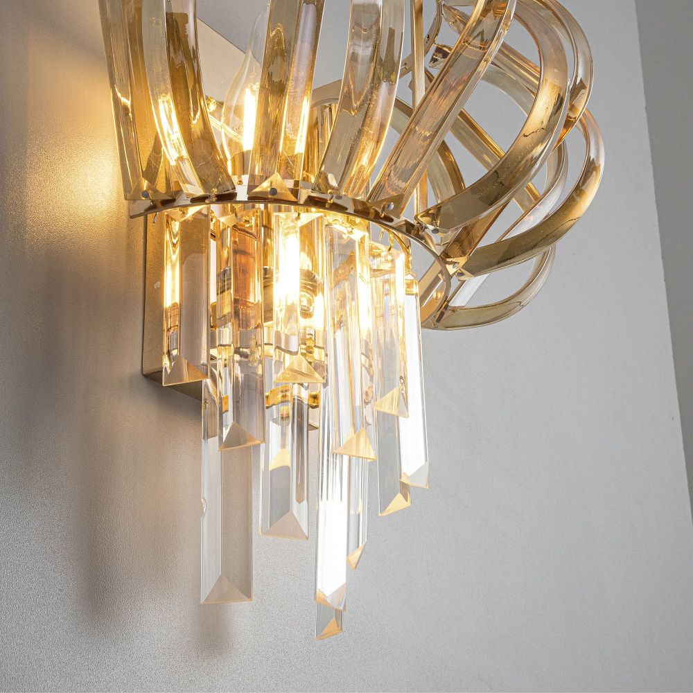 Бра 31*18*30 см, Е14*40W, Modelux  625-2, Золото