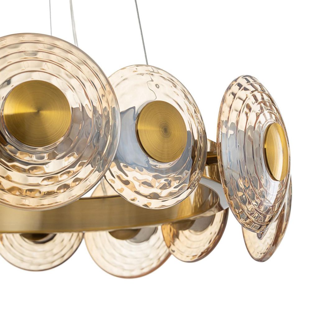 Светильник 75 см, 72W, 3000K, Citilux JANTAR CL240173, латунь