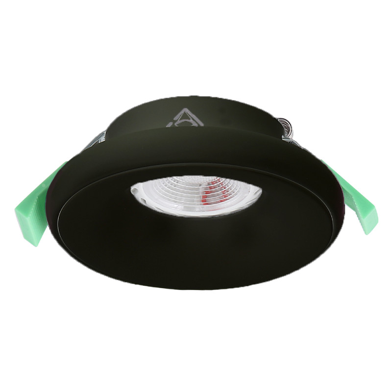 Светильник встраиваемый 10*3,5 см, 1*GU10*50W черный Crystal Lux CLT 062C1 BL