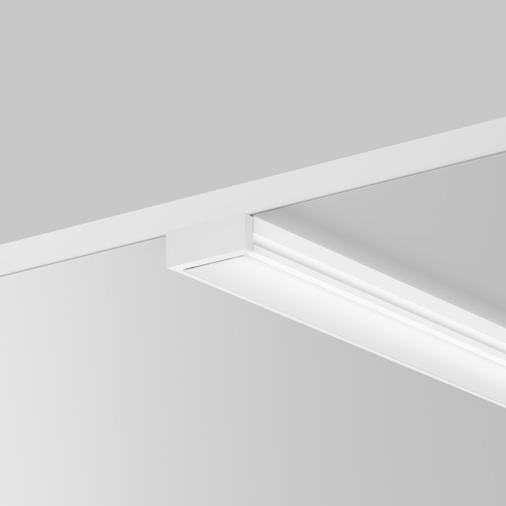 Алюминиевый профиль накладной 15x6 (Белый, 2 м), ALM-001-W-2M 631004, 200*2*1 см, Maytoni  631004, Белый