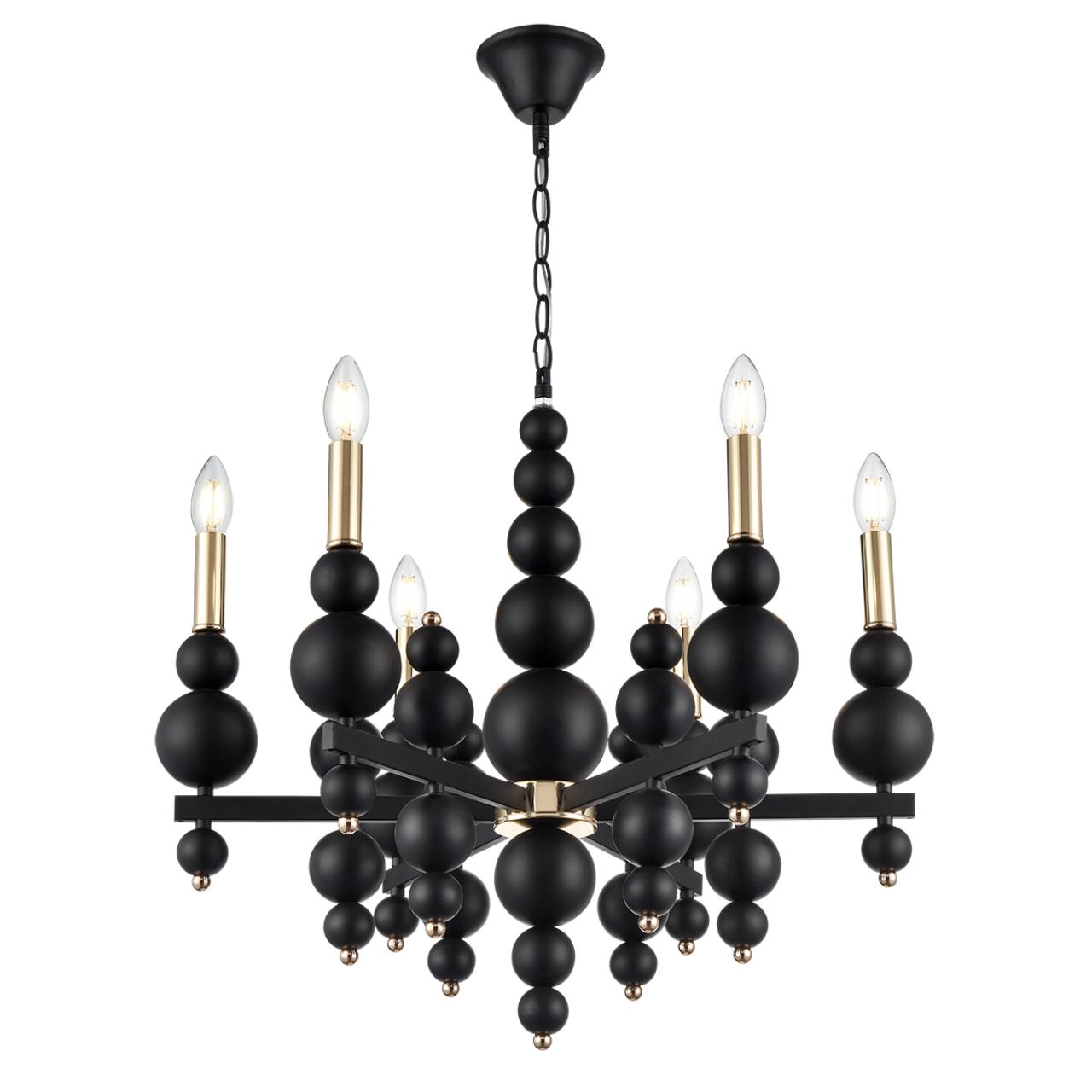 Люстра 62*94 см, 6*E14 Lumion Nana 8106/6 черный
