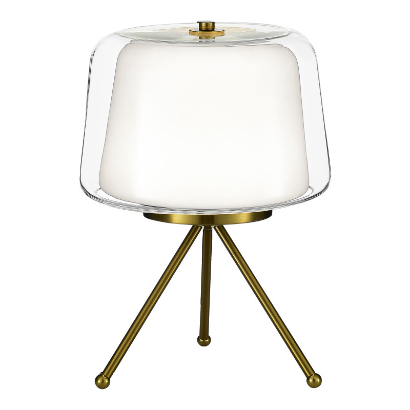 Настольная лампа 29*41 см, LED, 16W,  3000К, ST-Luce PANDORA SL6127.304.01 латунный