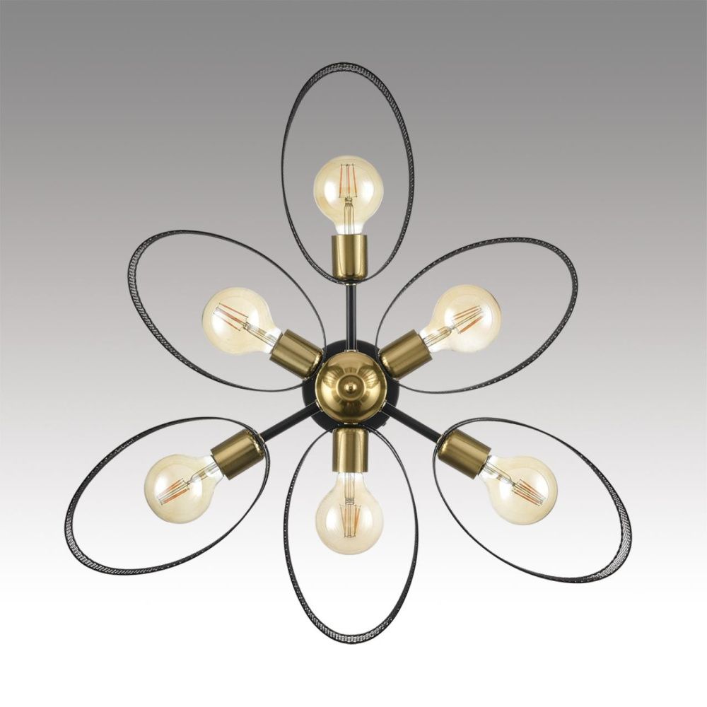 Светильник *74*-23,5 см, 6*E27*60W, Lumion VIVANA 8153/6C, металл