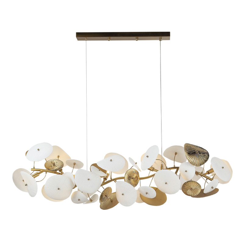 Светильник подвесной DAHLIA 8*G9 LED*5W 4000K ST LUCE SL1518.303.08 латунь