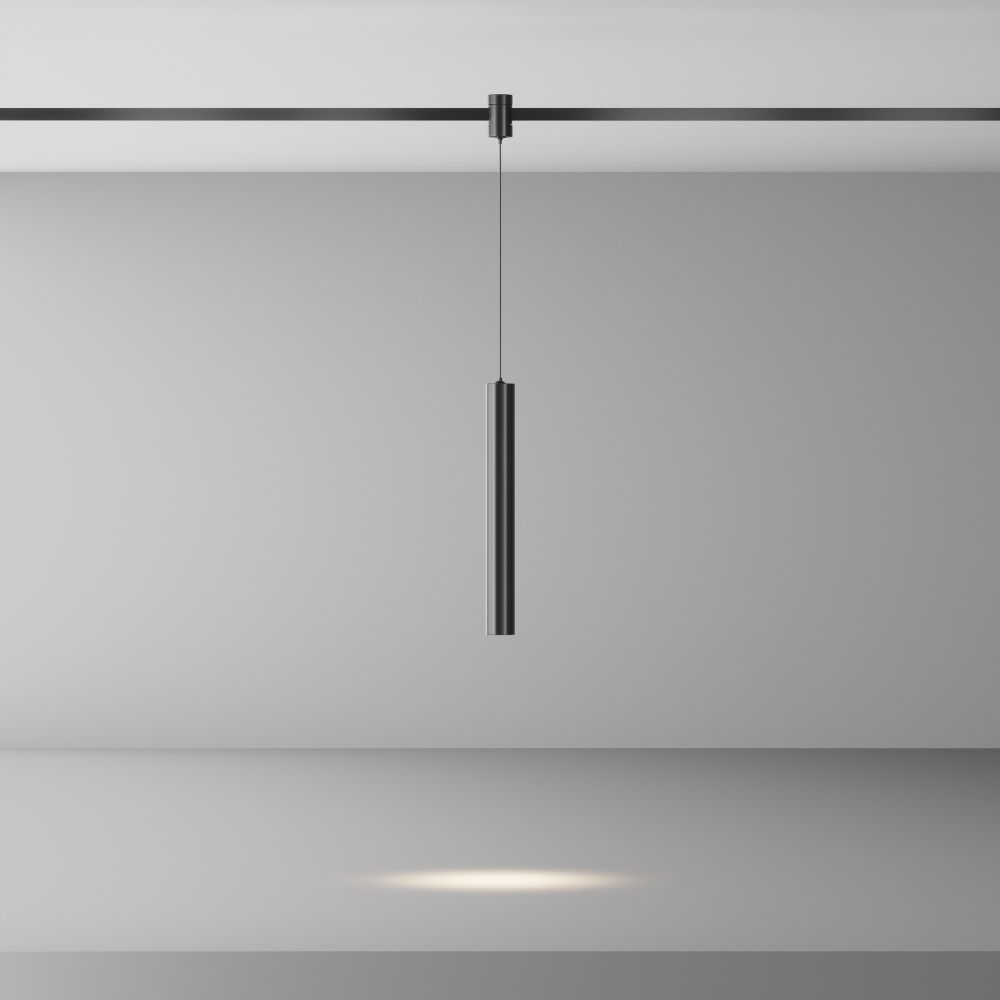 Трековый светильник  TR155-1-5W4K-B **-30 см, *LED*5W, 4000K, Maytoni technical FLARITY TR155-1-5W4K-B, Черный