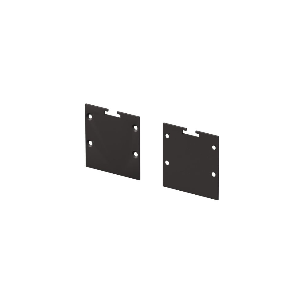 Комплект заглушек (для профиля 35×35) 2 шт., ALM-3535BT-B-EC 642038, *4*4 см, Maytoni Led Strip 642038, Черный