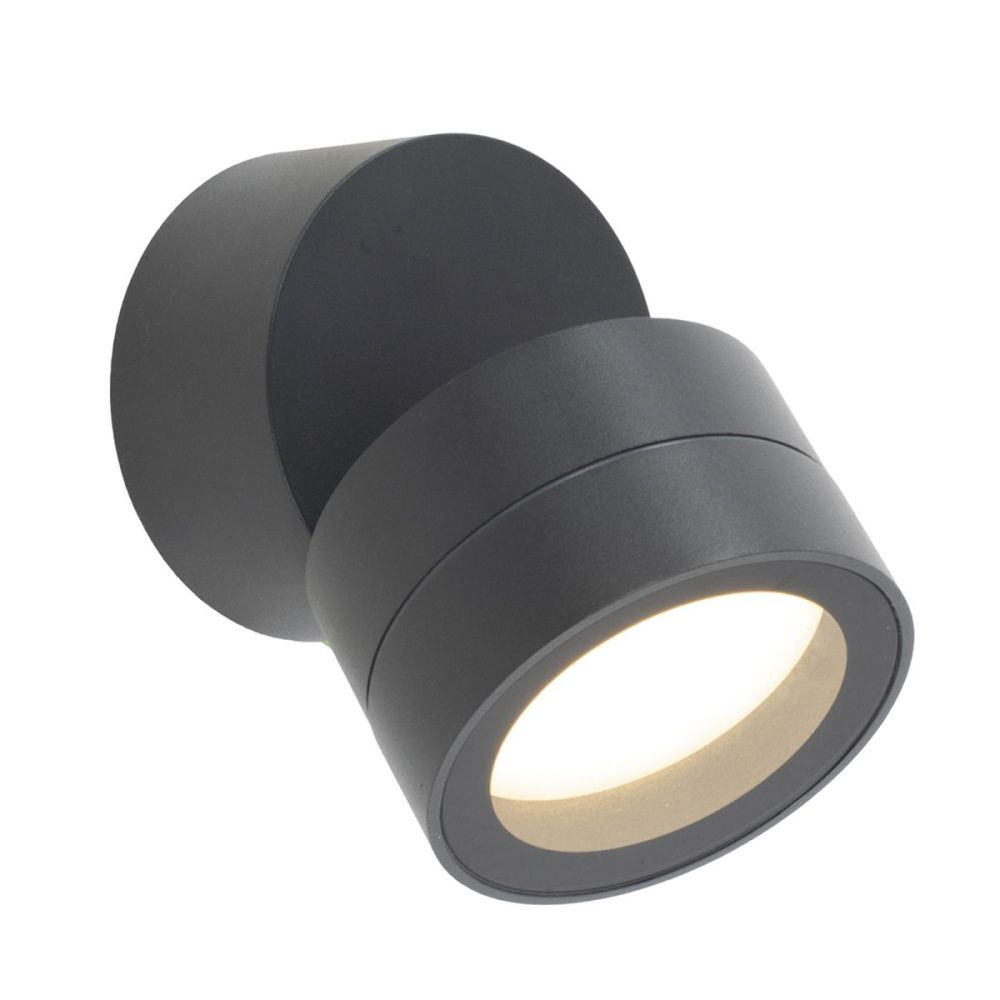 Уличный настенный светильник 9 см, Mantra Saler 9100, темно-серый