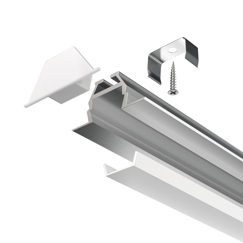Алюминиевый профиль  Встраиваемый 2000*30*11 мм Maytoni Technical Led Strip ALM010S-2M Серебро, цена за штуку