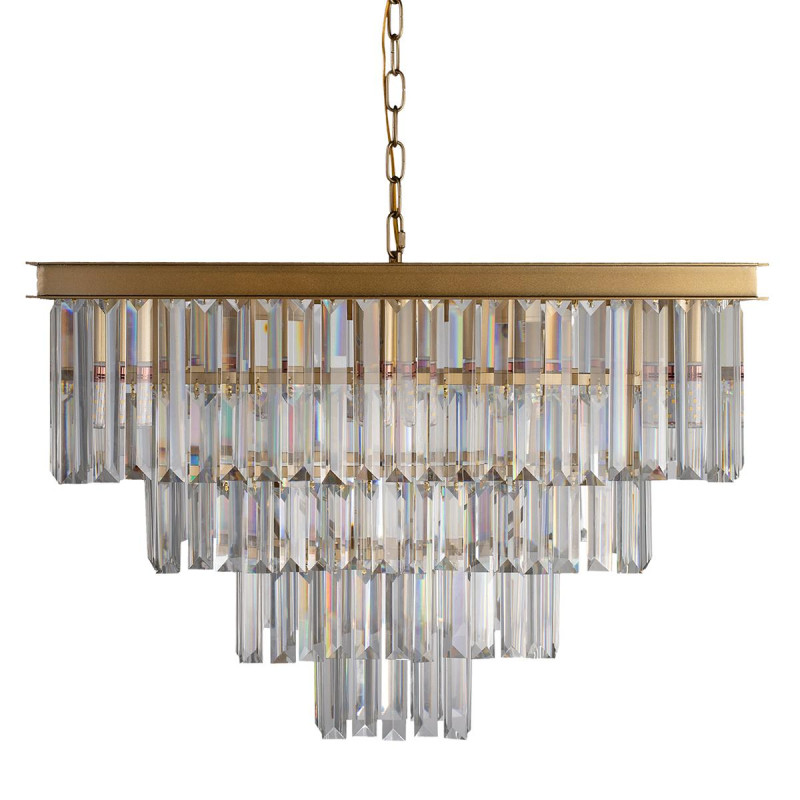 Подвесная люстра Loft IT Prism Clear 10019/600S, золото