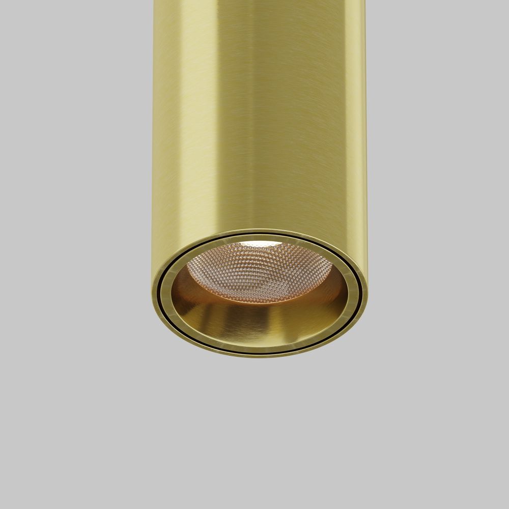 Светильник Focus Led для штанговой системы освещения Axity 3000-6000К 3Вт 36°, 20*3,5-87,3 см, LED*3W, Maytoni C105PL-3W3-6K-BS, Латунь