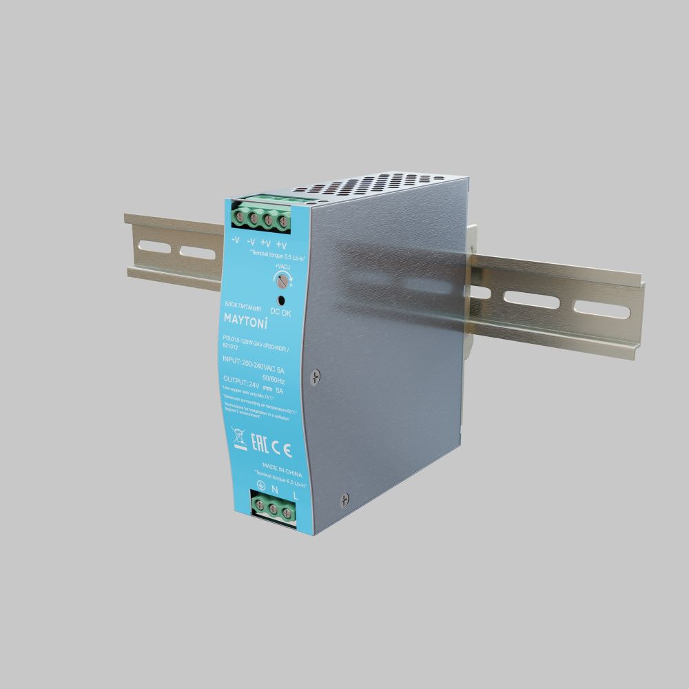 Источник напряжения PSL015 24V 120W IP 20 821012 Maytoni Led Strip  Серебро
