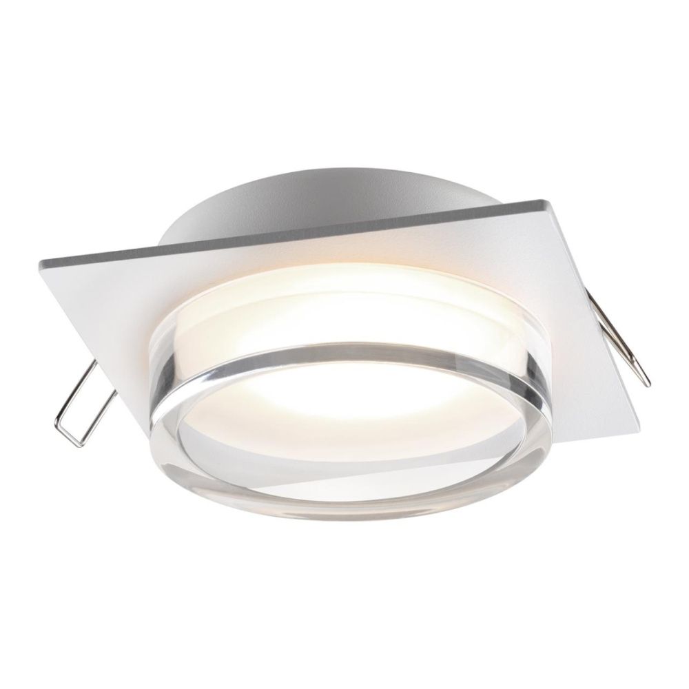 Светильник встраиваемый 10,5 см, GX53, Novotech Gem 371027, белый