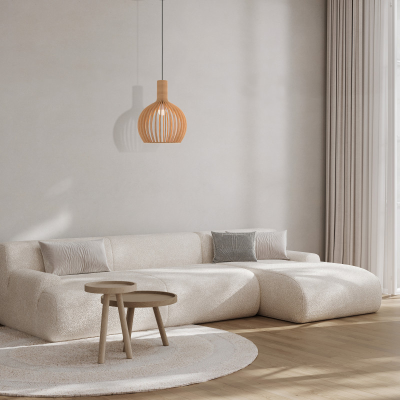Светильник 45 см, Maytoni Roots MOD194PL-01W1, черный-дерево