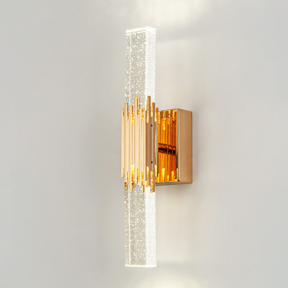 Бра 4,5*8*32,5 см, LED*6W, 4000K, Modelux  ML.88987.01 GD, Золото