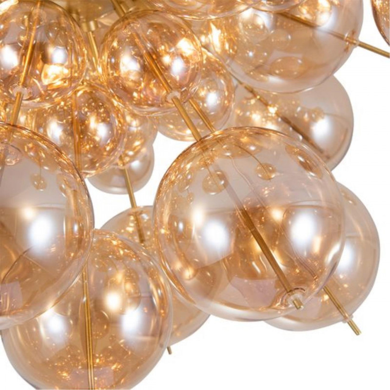 Светильник потолочный 60*33 см, 5*G9 золотистый Arte Lamp Molecule A8313PL-5GO