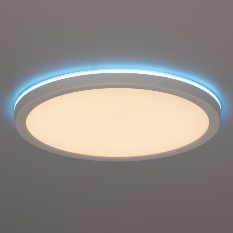 Светильник 30 см, 30W, 3000К-5000К LED+RGB Citilux CL738240EL Бейсик Лайн Белый