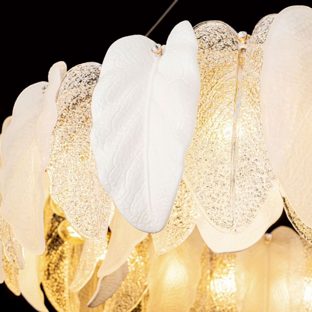 Подвесная люстра 80 см, Modelux ML.9530.800 CP, шампань