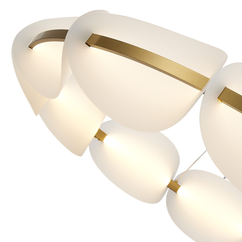 Люстра подвесная 100*18 см, 1*LED 65W 3000K золотистый ST Luce Etoile SL1304.203.65
