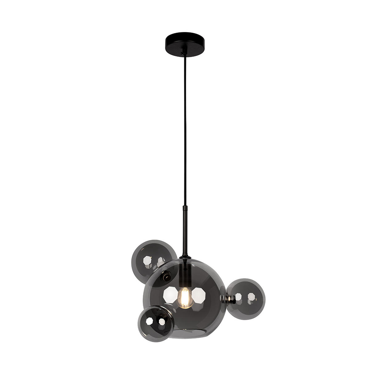 Подвесной светильник 39*31 см, 1*E14*40W LOFT IT Bolle 2029-P4 mini черный